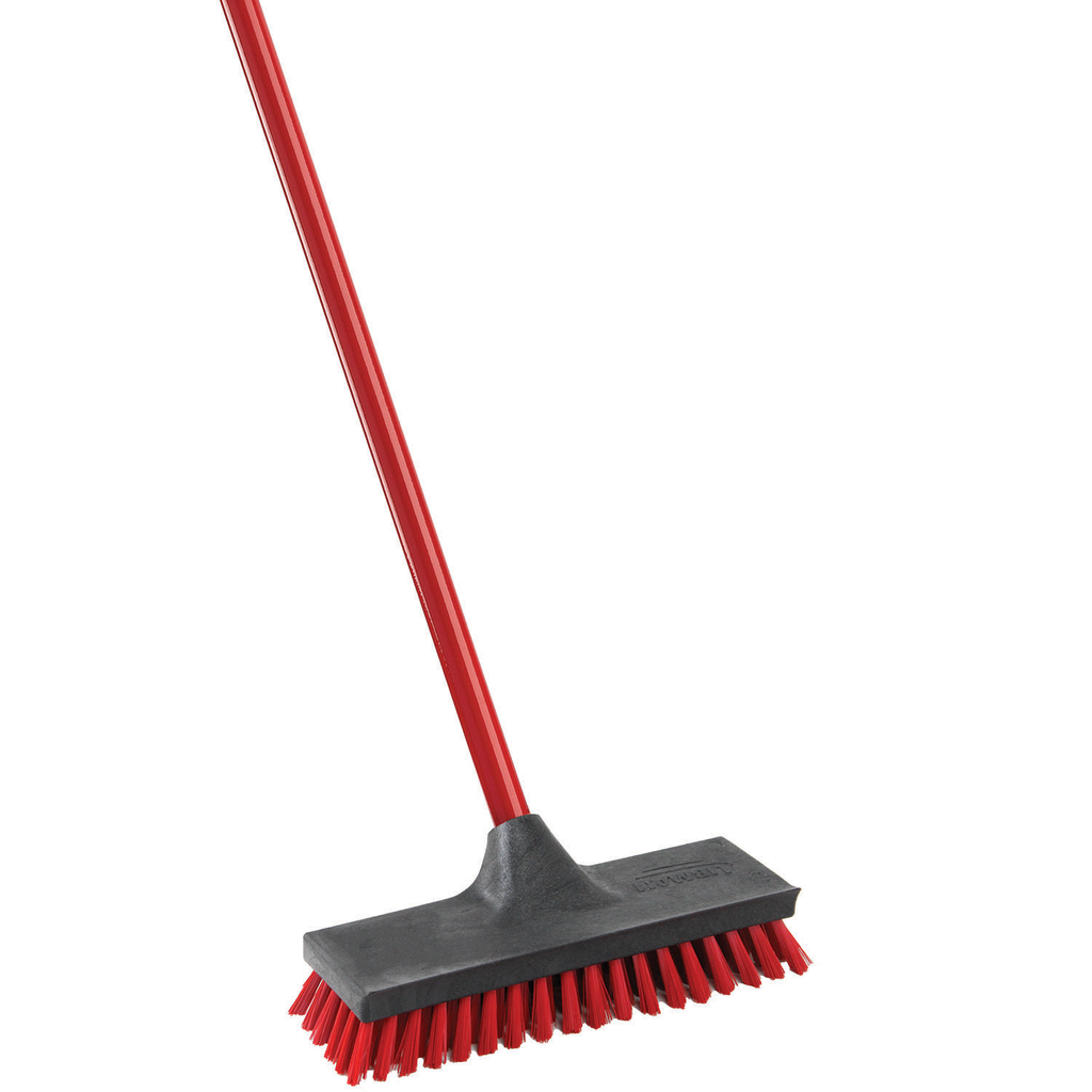 scrubbing broom